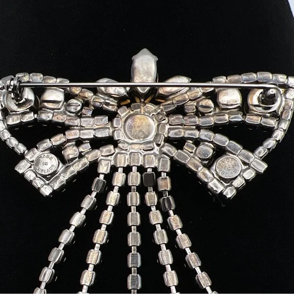 🔶NICKY BUTLER FASHION COLLECTIBLE Crystal Butterfly Bow Brooch ONE OF A KIND NB - Picture 11 of 13